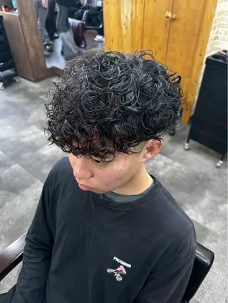 パーマ メンズ メンズカット パーマ特化  清士郎のヘアスタイル