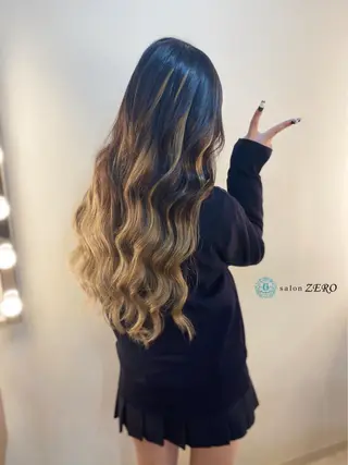ロング ヘアアレンジ Hair Make Salon ZEROのヘアスタイル
