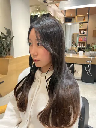 ロング カラー 一箭 恵梧/ロングヘアのヘアスタイル