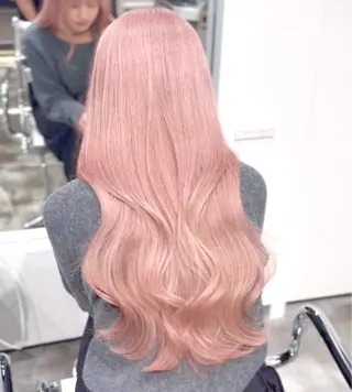 ロング カラー ヘアアレンジ 縮毛矯正/モテカラー /ａｉｋｏ/原宿のヘアスタイル