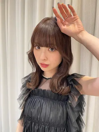 ミディアム カラー ♡kyoka /  uyu♡のヘアスタイル