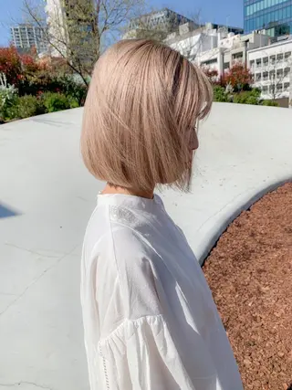 カラー レディースパーマ モデル募集RIKOのヘアスタイル