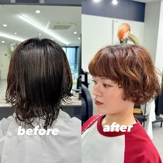 ミディアム 小森 貫治のヘアスタイル
