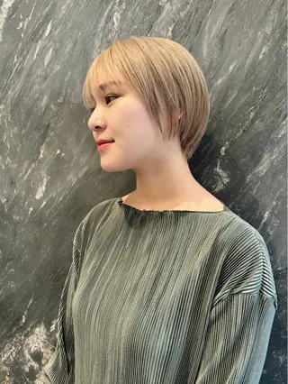 ショート 🦋レイヤーカット ミドリカワ🦋のヘアスタイル