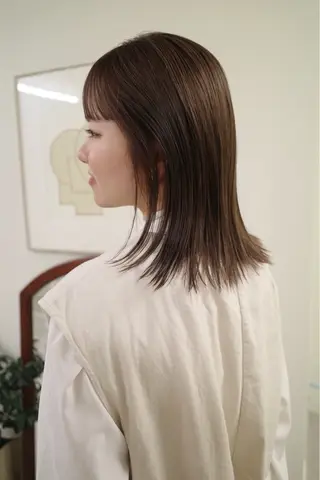 カラー hana. /ロングカットモデルのヘアスタイル