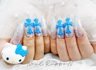 ネイル ネイルリボン 伊藤のネイルデザイン