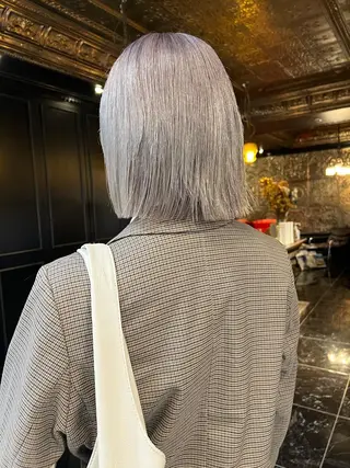 カラー haco＋所属・圧倒的デザイン力 店長🎨RENAのヘアスタイル