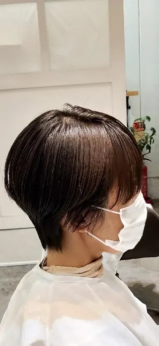 ショート 安藤 浩樹のヘアスタイル