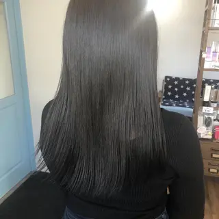 ロング カラー つばた みゆ🦋のヘアスタイル