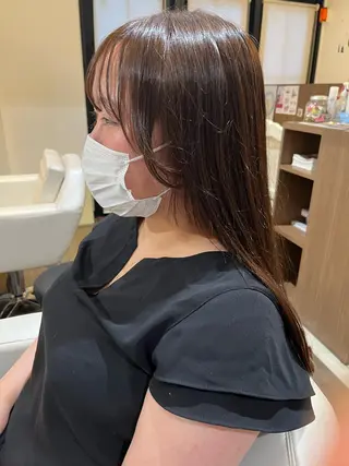 ロング 福本 好子のヘアスタイル