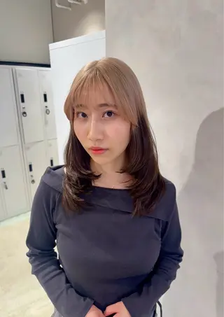 カラー 透明感カラー✨艶髪 制作🌱山根あゆみのヘアスタイル