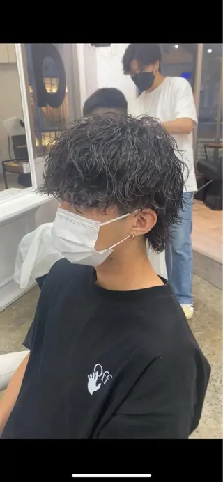 ショート パーマ メンズ dot.グループ指名 No.1橋本滉太のヘアスタイル