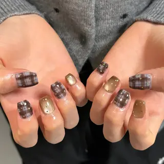 ネイル 直方市ネイルサロン minuitのネイルデザイン