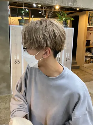 ショート メンズ シミズ アスカのヘアスタイル