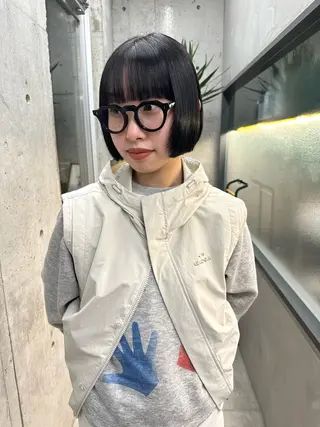 ショート ボブ/似合わせカット /ニュアンスカラーのヘアスタイル