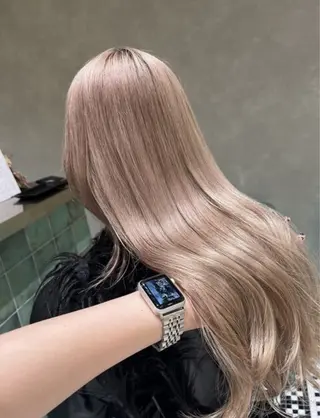 カラー 艶カラー レイヤーカット　ゆめのヘアスタイル