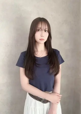 ロング カラー ヘアアレンジ JILL by charme所属・小山/透明感カラー/ レイヤー/中茎涼太のヘアスタイル