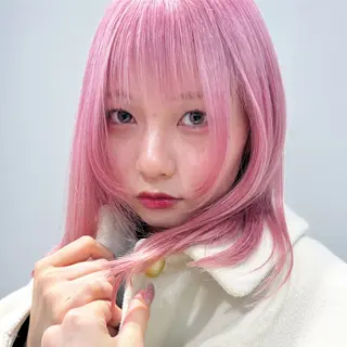 ミディアム カラー 高畑 恵莉 👒 暖色 / 艶髪 🧺のヘアスタイル