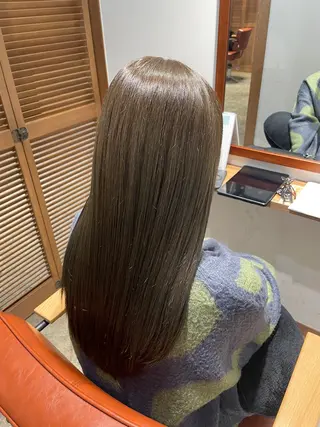 ロング カラー ベージュ/ 髪質改善 /末田柊希のヘアスタイル