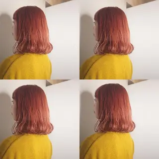 セミロング カラー ヘアアレンジ 竹内啓太 ボブのヘアスタイル