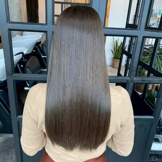 ロング カラー ブリーチなし 暖色カラー/井上あいのヘアスタイル