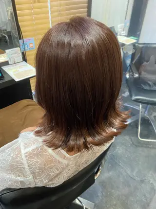 ショート カラー 久田 知奈梨のヘアスタイル
