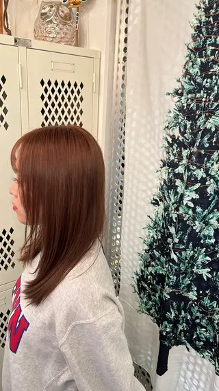 ミディアム カラー 小野瀬 文哉のヘアスタイル