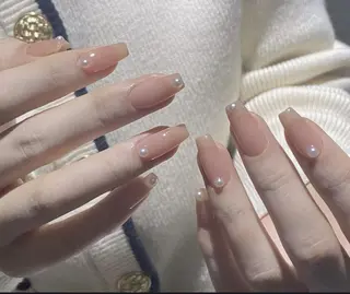 ネイル By moonネイル 🌷ワンホン/韓国風のネイルデザイン