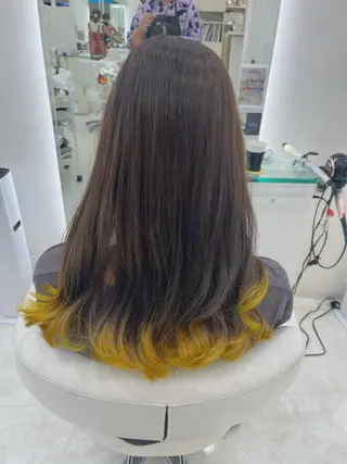 ロング カラー 山森 大地のヘアスタイル