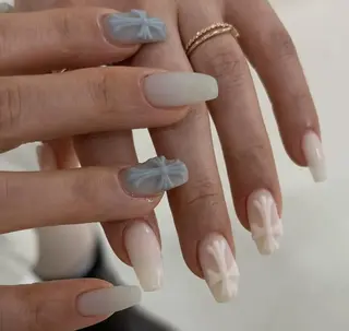 ネイル 🦋ネイルサロン ブラン🌈ゆりのネイルデザイン