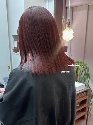ミディアム カラー 暖色カラー/レイヤー 🌙 オノユリカのヘアスタイル
