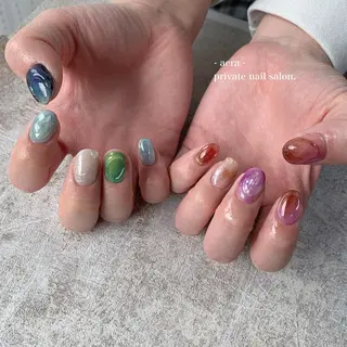 ネイル AERA nail shino🐱⸝꙳のネイルデザイン