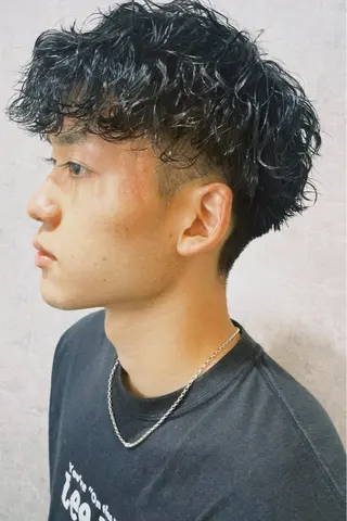 パーマ メンズ 嶋岡 乃愛のヘアスタイル