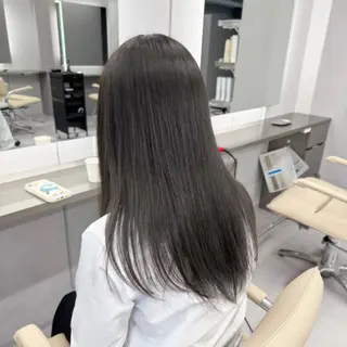 セミロング カラー ほの カラー特化/ ブリーチ/ボブのヘアスタイル