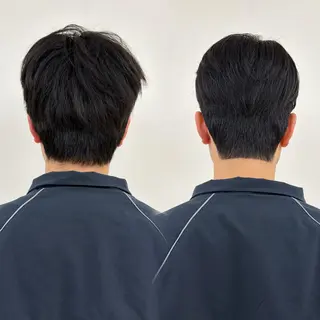 メンズ 韓国レイヤー🪽 無重力パーマナツキのヘアスタイル