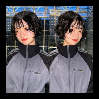 ショート カラー パーマ mai / linoah˚✧のヘアスタイル