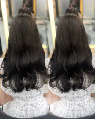 ロング カラー 菅野 心悠/メンズヘアのヘアスタイル