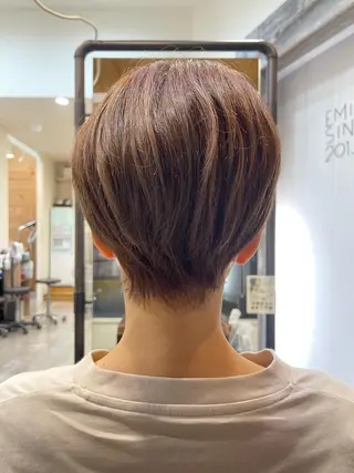ショート くせ毛カット終着点 カワサキトオル溝の口のヘアスタイル