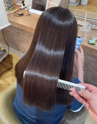 ミディアム ハイトーンカラー 🐈🤎Rikoのヘアスタイル