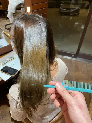セミロング stylist YUTOのヘアスタイル