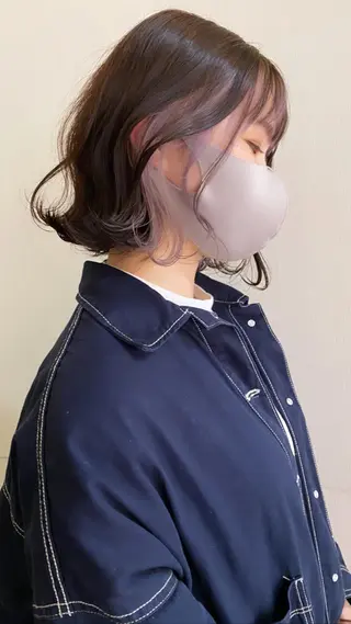 ミディアム カラー LOVESTOIKE 堂本のヘアスタイル