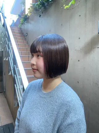 ショート 大人可愛い♡コテ巻き パーマ🌼杉田 萌恵のヘアスタイル