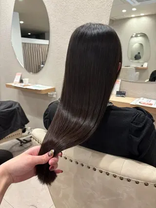 ロング 透明感カラー⭐️🌈 野村玲美のヘアスタイル