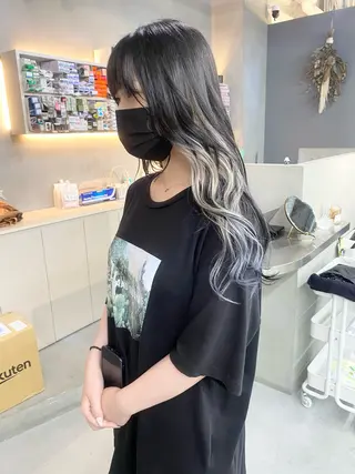 ロング カラー 前橋 姫奈のヘアスタイル