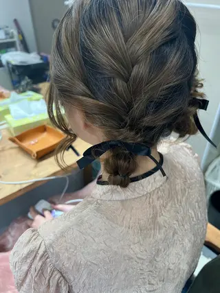 ミディアム ヘアアレンジ 山室 敬義のヘアスタイル