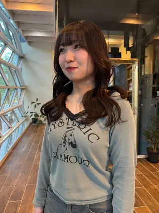 ロング ヘアアレンジ 村上 輝のヘアスタイル