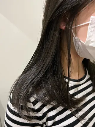 ロング カラー お顔まわりカット たなかちなみ🦤♡のヘアスタイル
