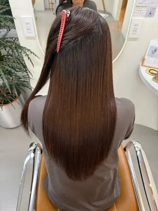 カラー パーマ 檜 果歩のヘアスタイル