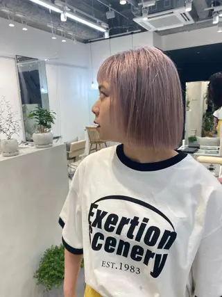 ショート カラー メンズパーマ💈藤田 晃志のヘアスタイル