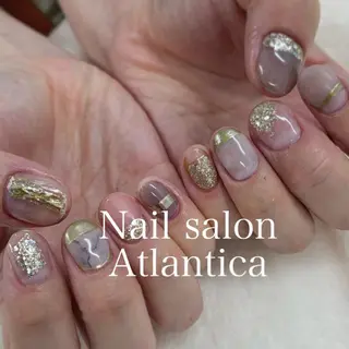 セミロング ネイル Nail salon ✩ ｱﾄﾗﾝﾃｨｶのネイルデザイン